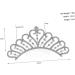 DRESSOOS Crown Side Hair Comb Rhinestone Barrettes for Women Hair Topper Bride Hair Comb Clip Girl Hair Accessories Flower Girl Tiara Rhinestone Hair Clip Wig Rhinestones Alloy Miss Hair up - Buy Online on GoSupps.com