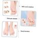 Unomor Silicone Toe Sleeves - 2 Pairs for Men | Toe Splitter & Bunion Guard Shield | Nylon Reusable Toe Spacers - Male | 2.7x2.2cm - Buy Online on GoSupps.com