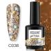 15ML Gel Polish Hybrid Varnishes Nail Manicure UV LED Gel Semi Permanent Nails Soak Off Gel Lacquer Base Top Coat - (Color: 15ml-SLH-C038)