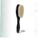 Minkissy 2-Pack Baby Bath Brush Set | Mustache & Beard Hairbrushes for Men | Bamboo Infant Hair Brush 20x5cm | International Shipping Available - Buy Online on GoSupps.com