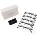 EYECEDAR 5-Pack Reading Glasses Men Blue Light Blocking Half Frame Rectangle Style Spring Hinges Readers 2.00 Metal Grey 2.0 x - Buy Online on GoSupps.com