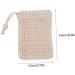 Baluue 8 Pcs Cotton Linen Soap Bag Bar Soap Pouch Soap Net Soap Exfoliating Pouch Bar Soap Bag Khaki 14x9.5cmx2pcs Khakix2pcs - Buy Online on GoSupps.com