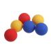 Healvian 10st lacrosse balls Trigger point bed shampoo pool pebbles silicone glue lacrosse hockey nerd wax massage ball ice hockey sport gift fascia massage globe 6.2cm As shown