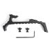 SBGJMY VP23 M-lok KeyMod tactical aluminum body bending angle Manual pneumatic grip M-lok KeyMod protective handgrip front