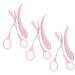 Beaupretty 3 Set Moon Eyebrow Trimmer Pink Unisex