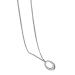 OralGos Fashion Oval Pendant Metal Necklace Cute Cool Simple Choker Statement Jewelry Stainless Steel