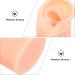 Exceart Silicone Ear Model - Acupuncture Simulation & Piercing Practice Tool - Food Grade Medical Quality - Buy Online on GoSupps.com