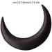 moon hairpin Halloween Moon Fork Wooden Hairpin Barrettes Hair Comb Hair Styling Tool Accessories Black - Buy Online on GoSupps.com