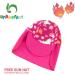 UPF 50+ Baby Girl One Piece Swimwear with Sun Hat | Toddler Swimsuits | 6-9 Months | Rose - Buy Online on GoSupps.com