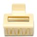 Small Jelly Square Hair Clip Beautiful Women's Hair Clip Headpiece Elegant Hair Accessory (Cream) - Buy Online on GoSupps.com