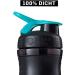 BlenderBottle SportMixer Tritan 820ml - BPA Free Black/Teal Protein Shaker & Water Bottle for Fitness Shakes - Buy Online on GoSupps.com