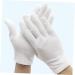 FRCOLOR 12 Pairs Moisturising Gloves Work Gloves Spa Gloves Gloves for Hand Care Work Safety Gloves Inspection Gloves for Jewellery White Insulation - Buy Online on GoSupps.com