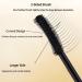 Waterproof mascara with 2sided brush lengthening and thickening long lasting easy to remove precision brush black - Buy Online on GoSupps.com