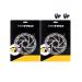 2 Pcs Tektro 160mm /180mm /203mm Disc Brake Rotors with Bolts 2pcs 160mm