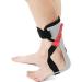 Foot drop orthosis adjustable foot support foot stabilizer foot drop posture orthosis sleep ankle foot orthosis (Color : Left Size : Large) Large Left