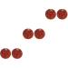Minkissy 6 piece of carving craft for trigger point Chinese massage handballs small baoding balls desk decoration Chinese handballs wooden massage ornament rosewood handle