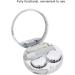 Portable Lens Case 4 Colors Soaking Lenses Case with Mirror Plastic Marble Pattern Eye Care Kit Container(#1) - Buy Online on GoSupps.com