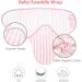 Vicloon Baby Swaddle Blankets - 2Pcs Organic Cotton Wrap for Newborns 4-6 Months, 14-18lbs - Pink - Buy Online on GoSupps.com