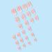 24Pcs Short Press on Nails - French Tip Oval Fake Nails in Nude Pink Ombre | Glossy Coffin & Almond Manicure | Full Cover Acrylic Stick on Nails for Women - Buy Online on GoSupps.com