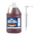 ZippySweets - Tamarind Flavour Snow Cone Syrup with Complimentary Pump 1 Gallon - Makes Up to 128 Snow Cones Perfect Shaved Ice Syrup for Shaved Ice Treats and Refreshing Confections