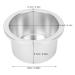 Wax Pot - Aluminum Waxness Empty Metal Pot & Replacement Inner Pot for Hair Removal - Wax Warmer Bowl - Buy Online on GoSupps.com