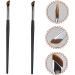 Baluue 2pcs Eyebrow Brush Flat Eyeliner Brush Concealer Brush Flat Tapered Brush Angled Brush Wood - Buy Online on GoSupps.com