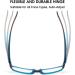 Shop Vevesmundo Sporty Blue Light Filter Reading Glasses for Men & Women - Anti-Blue Light Rectangular Multiple Strengths Available - Buy Online on GoSupps.com