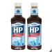 HP Brown Sauce- Low in Fat - No Artificial Colours Flavours or Preservatives - Suitable for Vegetarians - 2 x 600g