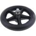 Prettyia Durable Strong Alloy Frame Wheelchair Front Castor Wheels Replacement Part Tool 5/16 inch Bearing 6 inch 7 inch 8 inch Diameter - Black 7 inch - Buy Online on GoSupps.com