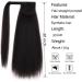 30 Inches Afro Kinky Straight Wrap Around Ponytail Long Afro Yaki Straight Ponytail Extensions for Women Girls Pony Tails Hair Pieces Dark Auburn Brown 30 inch magic ponytail 33# - Buy Online on GoSupps.com