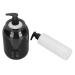 GUGXIOM Massage oil warmer LED display single bottle Pro massage heating for massage oil temperature-controlled massage oil heating device for massage with 2 oil bottles for lotion cream spa (EU connector)