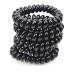 Premium Spiral Hair Ties - 10 Pack for Men, Women, & Children | Black Phone Cord Hair Coils (5.5cm) - Buy Online on GoSupps.com