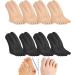 5/10 Pair Anti-Bunion Health Socks Strongjoints Bunion Relief Socks Women's Toe Socks Breathable Five Finger Split Toe Socks Relief Socks 5 pairs of beige