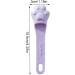 Manual Facial Cleansing Brush Soft Silicone Face Skin Scrubber Manual Brush Applicator Brush Face maskes Brush for Forehead Cheeks Nose Lips Face 10.8x3 Cm Purple - Buy Online on GoSupps.com