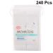 240Pcs Stretchable Cotton Pads - Makeup Remover Wipes & Face Cleaning Cloths with Storage Bag | International Shipping - Buy Online on GoSupps.com