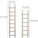 Wooden Climbing Ladder Toy for Parakeets, Parrots, Cockatoo - 2pcs, 6 Step & 8 Step - Buy Online on GoSupps.com