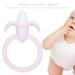 Infant Silicone Teether - BPA Free Soft Pink Teething Toy for Toddlers | Safe Chewing & Soothing Solution - Buy Online on GoSupps.com