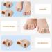 4pc Toe Separator Set for Bunions, Overlapping Toes, Plantar Fasciitis | Men & Women | Includes 2 Bunion Correctors | Night Splint Included - Buy Online on GoSupps.com