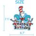 21 Toppers for Seuss Cake Topper Happy Birthday Doctor Cake Toppers Cake Decorations for Bday Theme Party - Buy Online on GoSupps.com