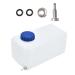 R cipient d'huile de voiture 5L | Puche de stockage de grande capacit translucide | Tanteur d'organisateurs de v hicules la fuite | Vessel huile pour camions berlines micros automobile