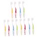 Ultechnovo 12 STK toothbrushes for children baby toothbrush children's toothbrush tongue toothbrush tool for mouthpiece toothbrushes with bristle handbook handling pregnant woman