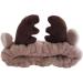 Reindeer Ear Headband Spa Headbands Cute Elk Hair Bands for Shower Yoga Makeup Face-washing Facial Head Wraps Elastic Headbands for Girls Women Ladies Boys Men Kids White brown - Buy Online on GoSupps.com