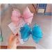 FEIFEI'S BOW 5-Inch Princess Handmade Chiffon Heart Bow Hair Clip | Ivory Ribbon Hair Accessories for Girls, Baby, Kids, Infants, Toddlers - Buy Online on GoSupps.com
