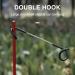 Alnicov 2 Pack Camping Hook Hangers - Durable Lantern & Lamp Hooks for Fishing Camping Traveling | Black Tent Stick Post Hooks - Buy Online on GoSupps.com