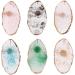 Nail Mixing Palette Nail Art Finger Ring Palette Polish Holder Color Mixing Plates Manicure Tools White Brushes - Buy Online on GoSupps.com