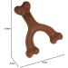 Nylabone Fork Dog Bones - Bison Flavor for Heavy Chewers | Small - 1 Piece (Up to 11kg) - Buy Online on GoSupps.com