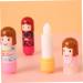 moisturizing lipsticks Lip Balm Doll Shaped 24 Lips Repair Moisturizer for Remove Dead Skin Nourishing (1 Box) - Buy Online on GoSupps.com