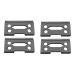 Niniang 4 Pieces 28 Teeth Ceramic Trimmer Replacement Blade Trimmer with 2 Holes Black