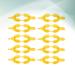 20pcs Disposable Fluorinated Foam Dental Trays - Kids Size M (Yellow) - 17.5*6cm - Buy Online on GoSupps.com