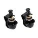 CABILOCK 2S Razor Shell Razor holder Razor holder Razor foam foam foam shell Razor -soap peel bowl for shaving brushes Razor and brush stands shave man stands made of acrylic mediumx2pcs blackx2st
